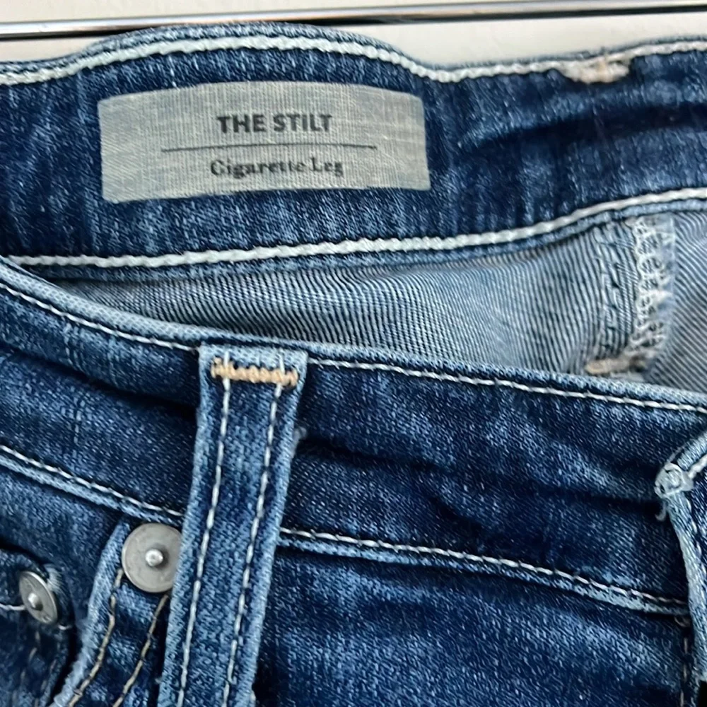 AG Adriano Goldschmied The Stilt‎ Cigarette Blue Jeans | Size 28